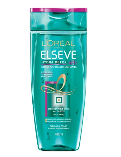 Shampoo Elseve Hydra Detox Anti Oleosidade 200ml Loreal Paris