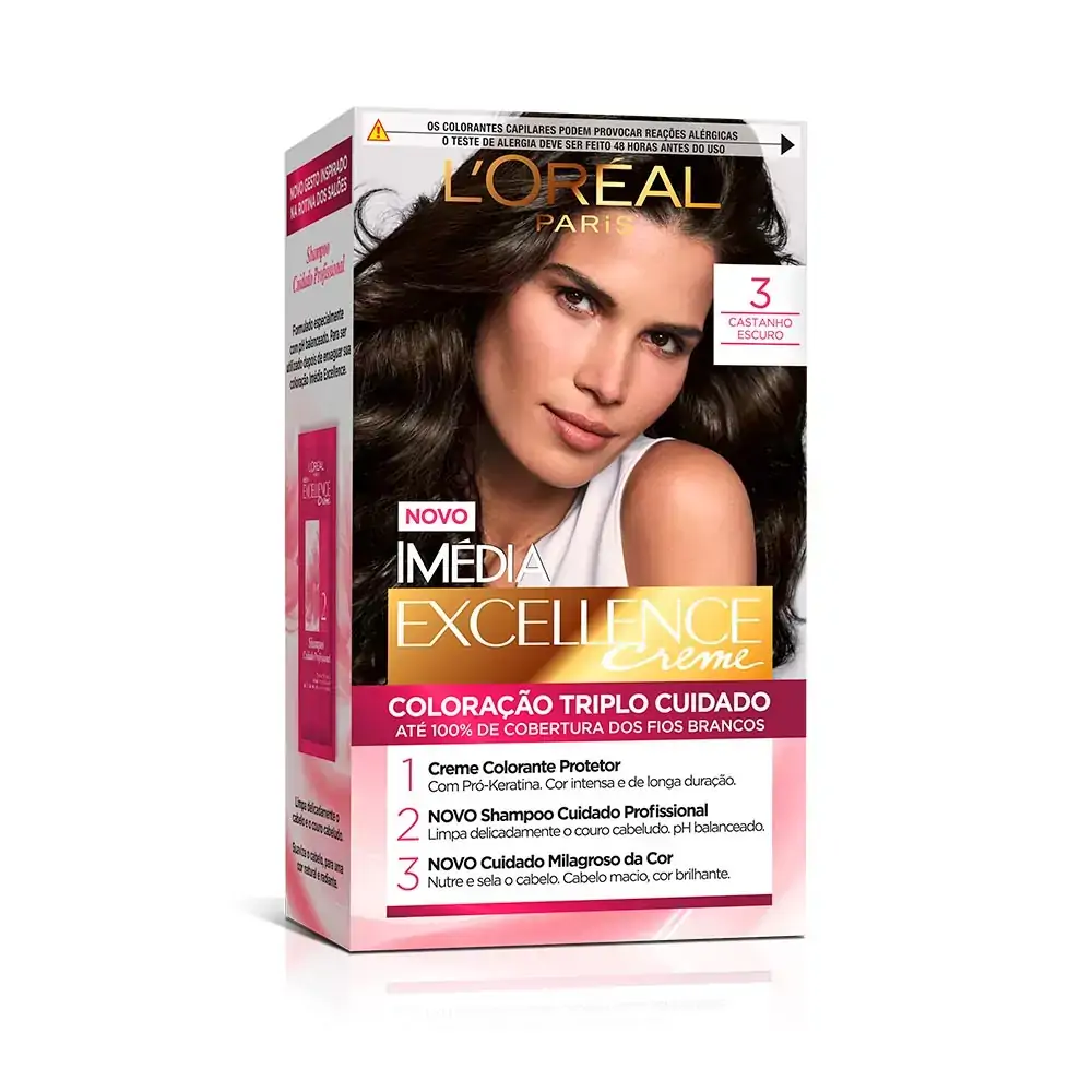 Tint Imedia Excel 3 Castanha Esc Gts Condicionador