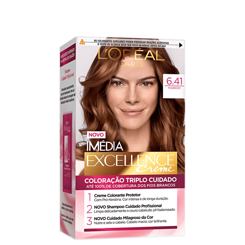 Tintura Imedia Marrom N 6.41