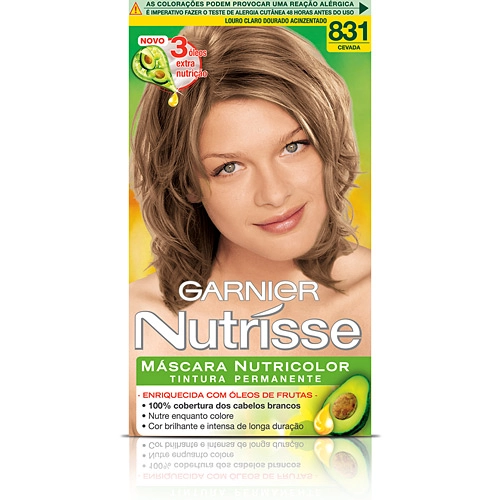 Tintura Nutrisse 831 Cevada Louro Claro Garnier