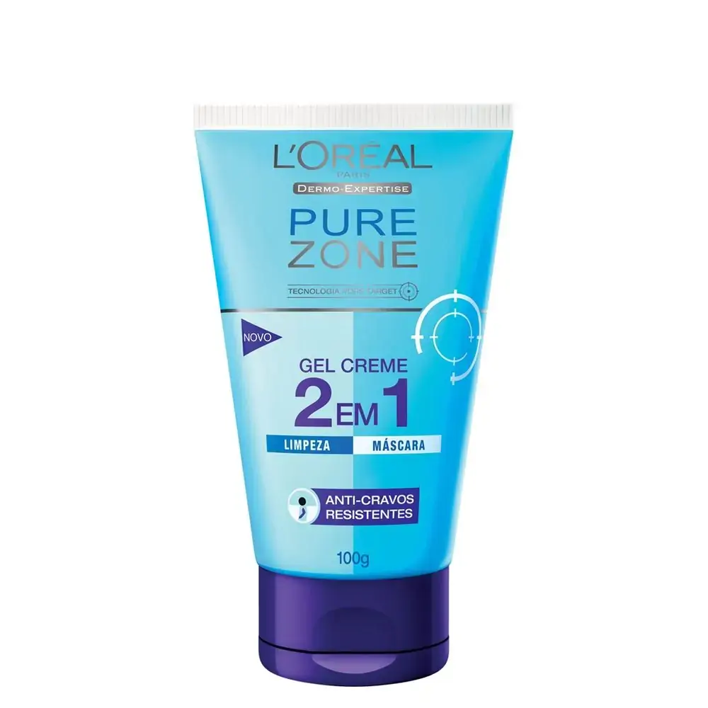 Gel Pure Zone Mascara 2em1 Anti Cravo Lo