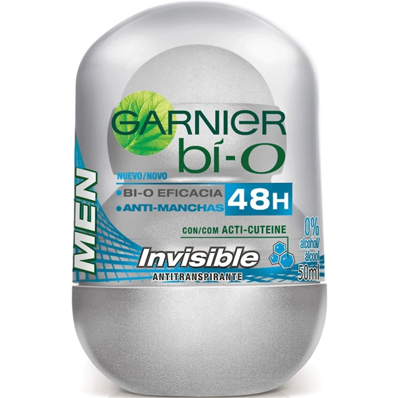 Desodorante Roll On Bi O 50ml Masculino Invisible Unit