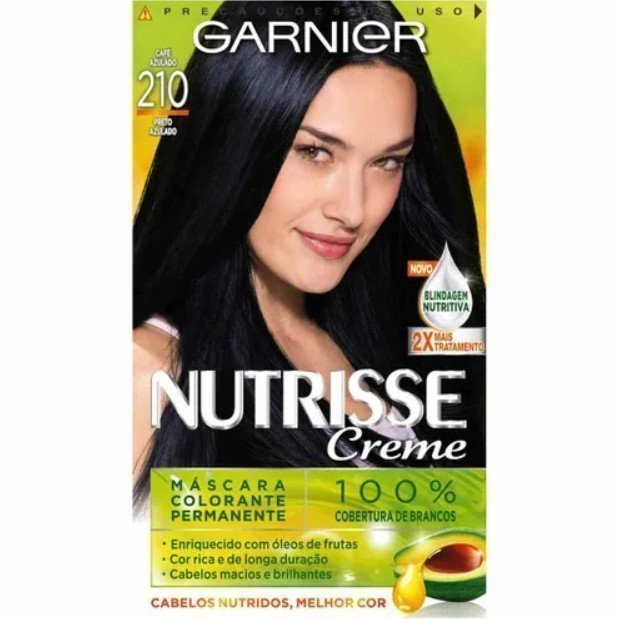 Tinta Nutrisse 210 Cafe Azulado Garnier