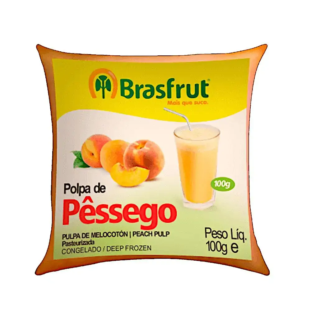 Polpa Brasfrut Pessego