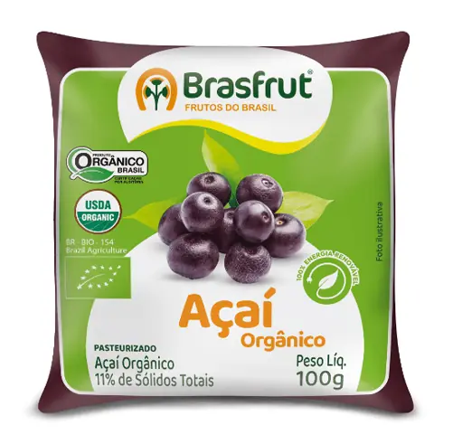 Polpa Brasfrut Acai Org.100g