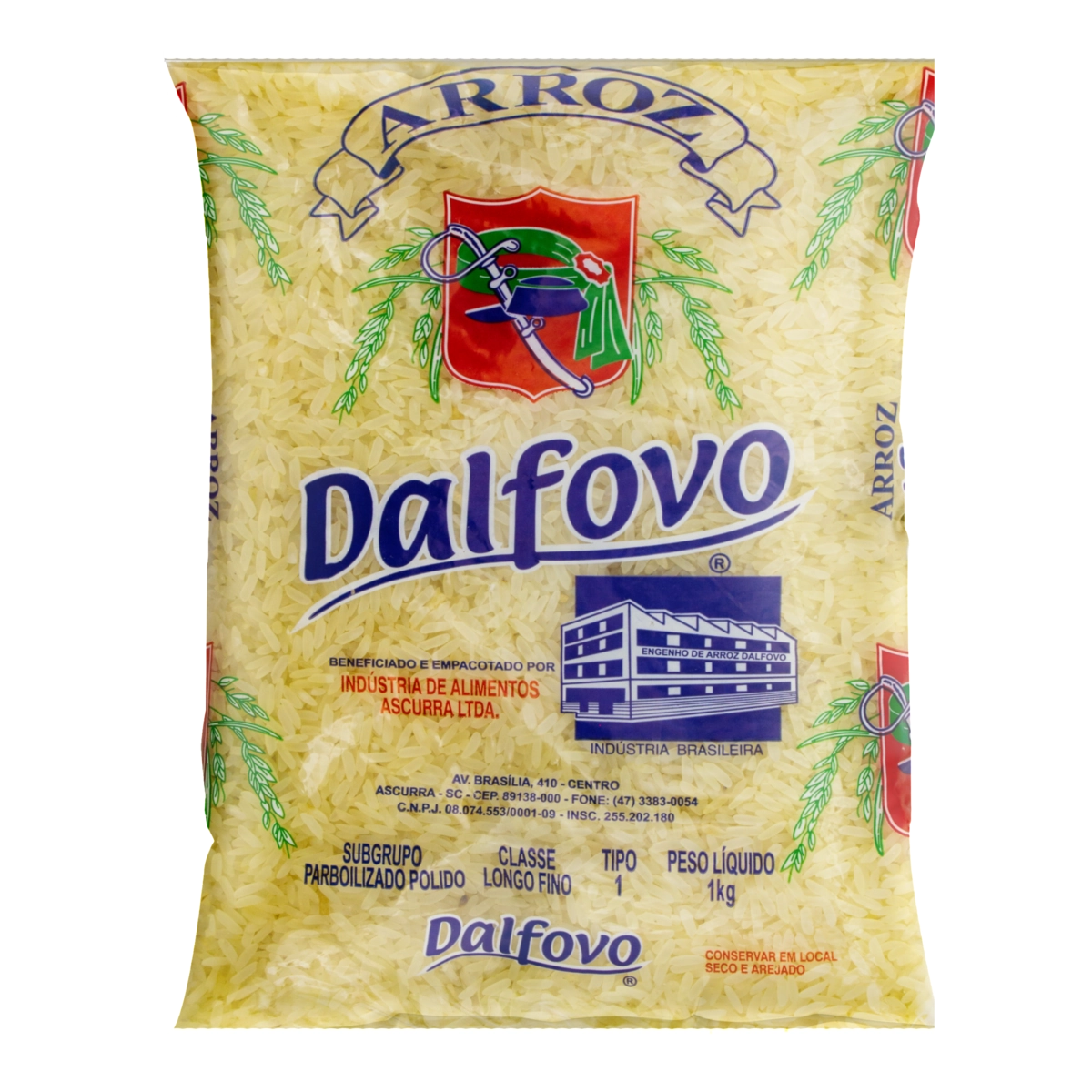 Arroz Parboilizado Tipo 1 Dalfovo Pacote 1kg