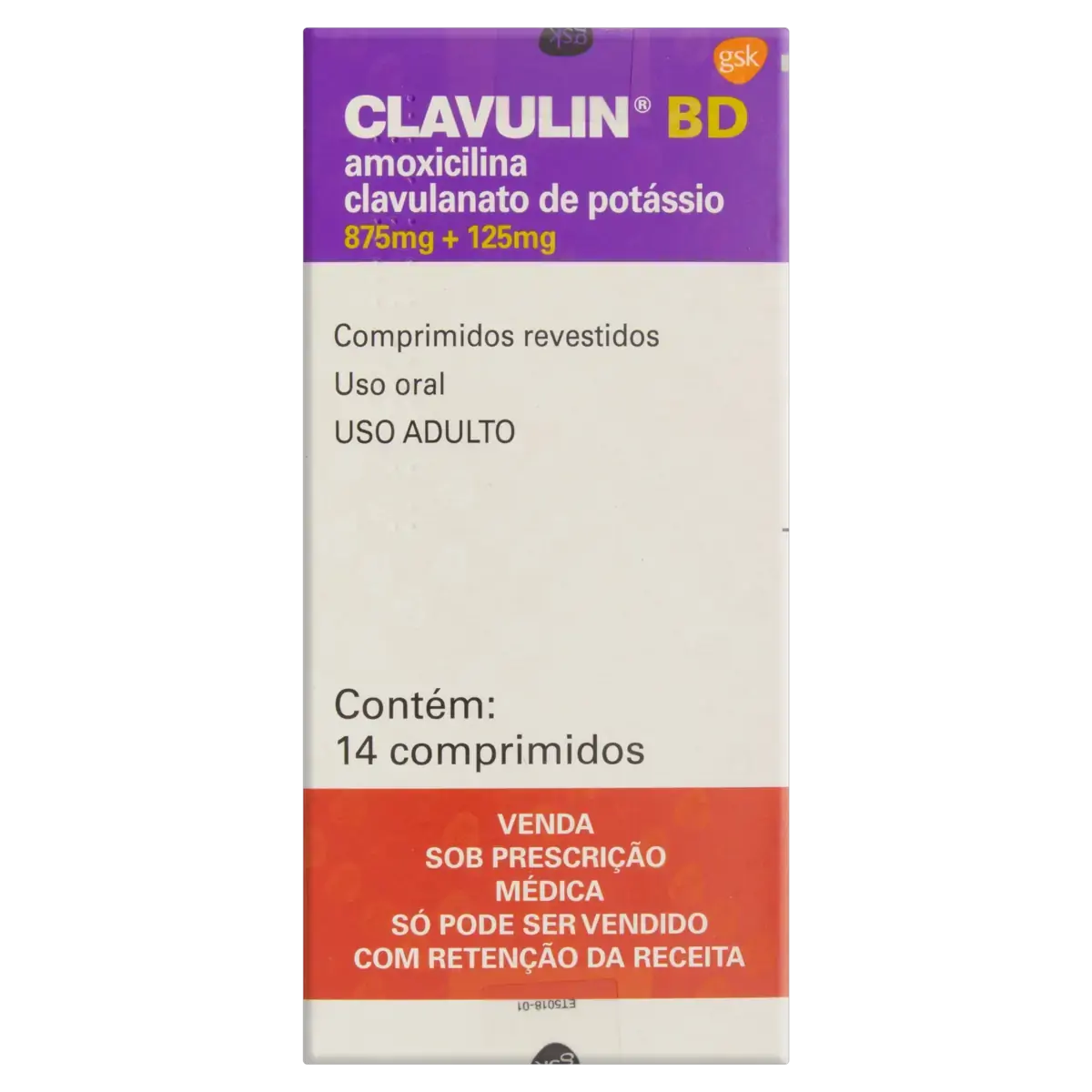 Clavulin Bd 875mg Caixa 14 Comprimidos Revestidos