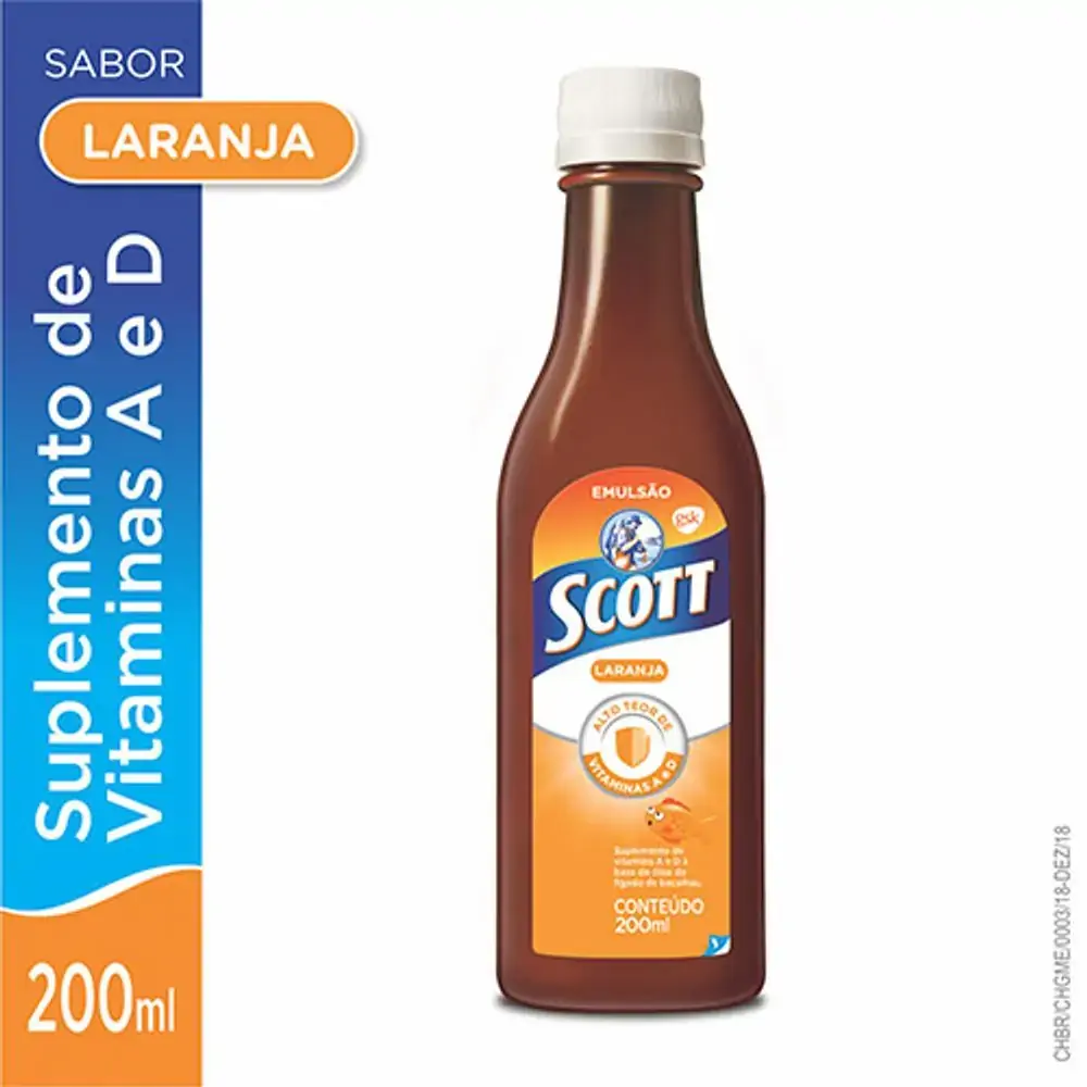 Emulsão Scott Sabor Laranja Similar