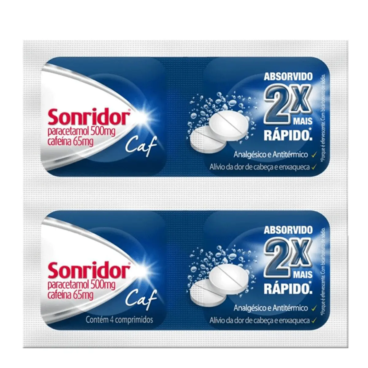 Sonridor Caf Gsk Envelope 4 Comprimidos Efervescentes