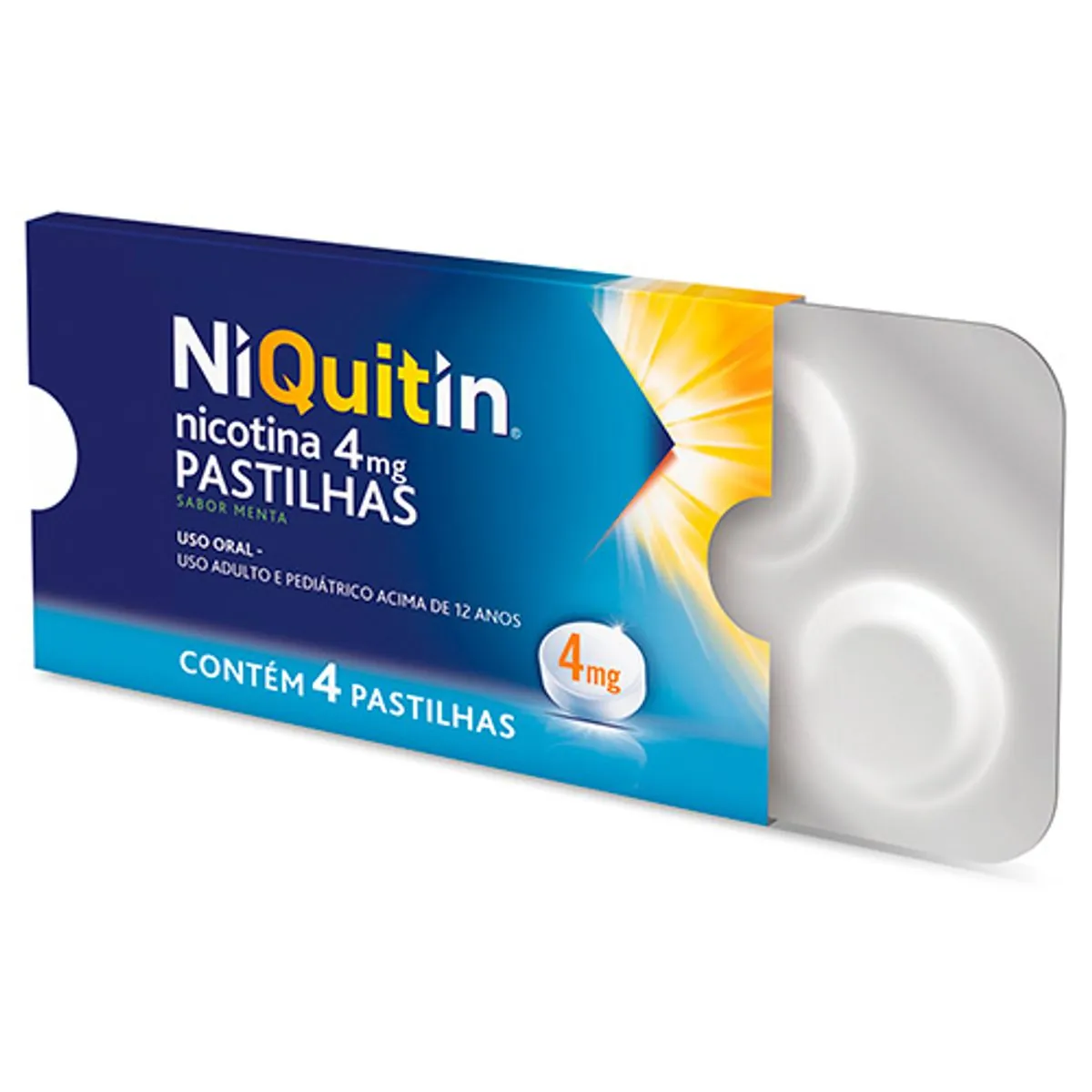 Niquitin 4mg Menta Gsk Envelope 4 Pastilhas