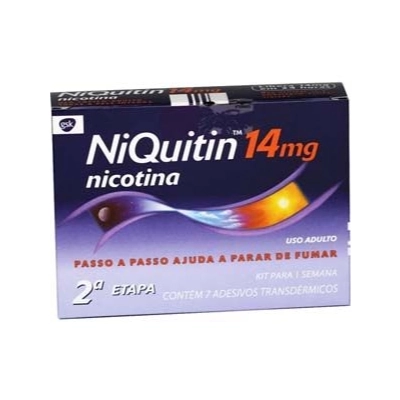 Niquitin Clear 14mg 7 Adesivos Transdérmicos Transparentes