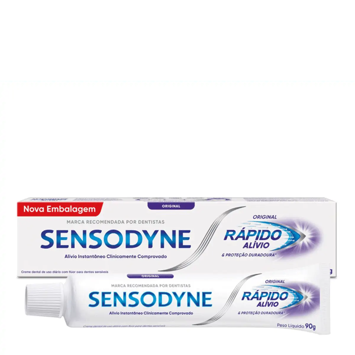 Sensodyne Rápido Alívio Para Dentes Sensíveis em 60 Segundos 90g
