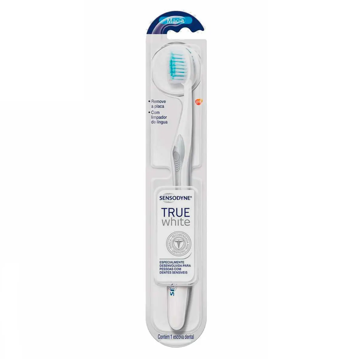 Escova Dental Macia True White Sensodyne 1 unidade