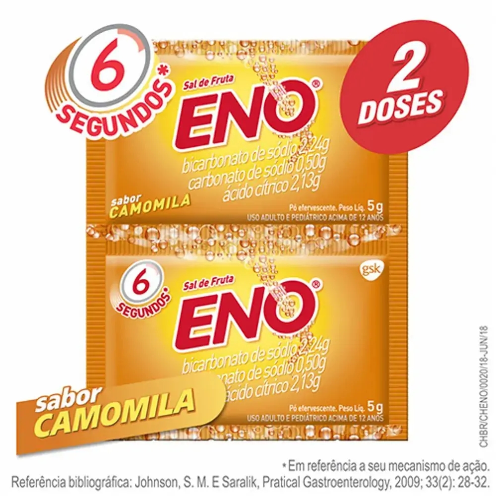 Sal De Fruta Eno Camomila 5g