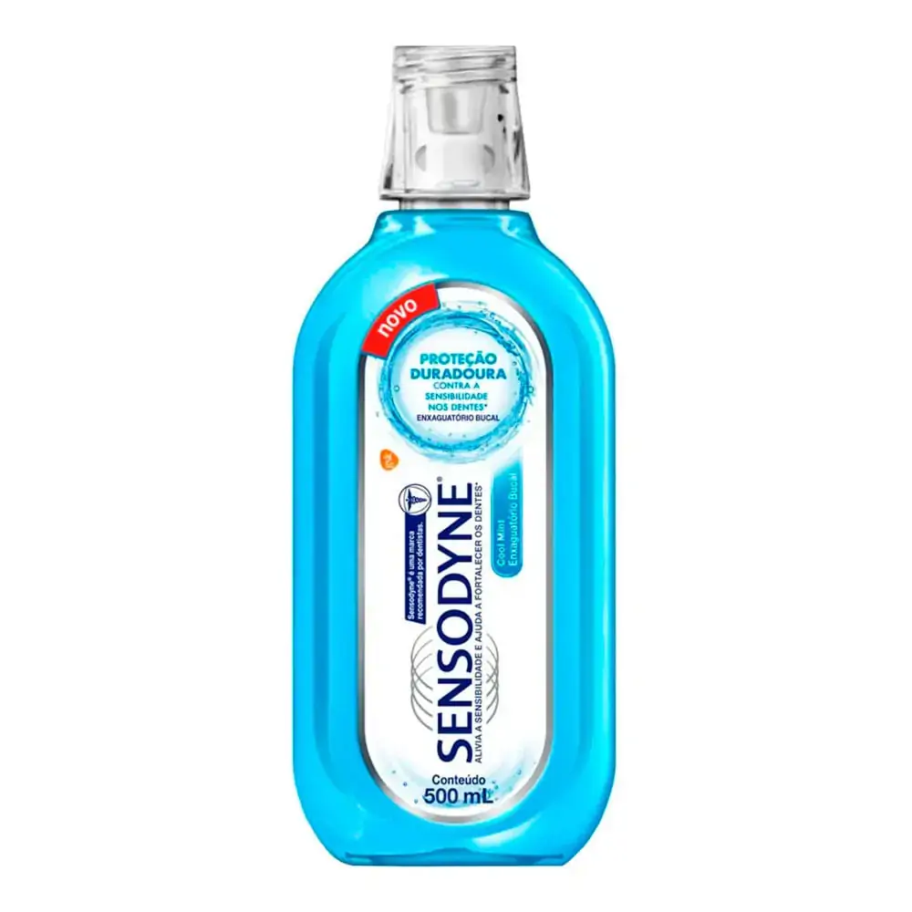 Sensodyne Coolmint Enxaguatório Bucal para Dentes Sensíveis com 250ml