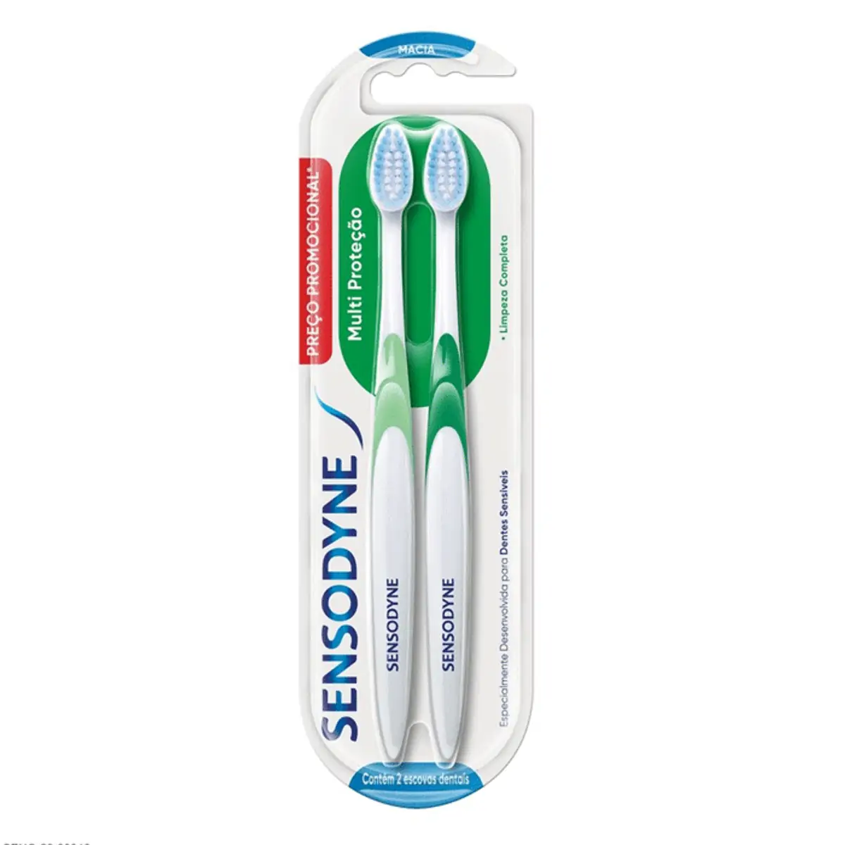 Kit Sensodyne Escova de Dente Multiproteção para Dentes Sensíveis com 2 Escovas Dentais