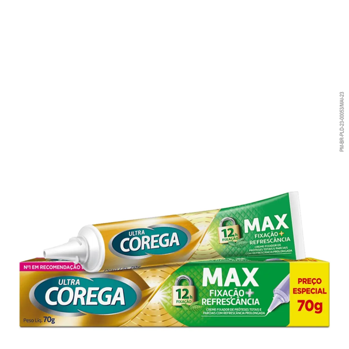 Fixador De Dentadura Creme Menta Ultra Corega Max Caixa 70g