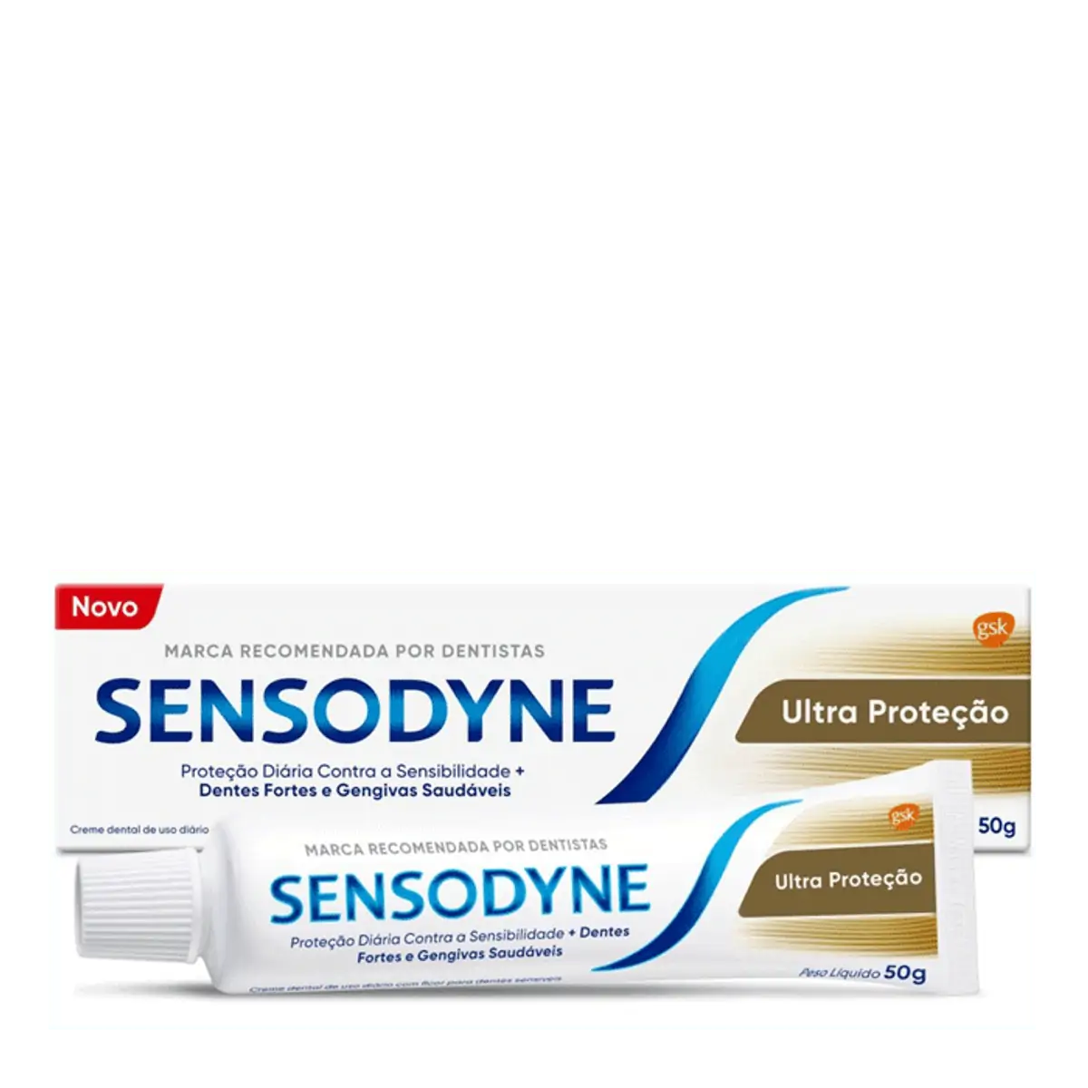 Sensodyne Ultra Proteção Creme Dental Para Dentes Sensíveis 50g