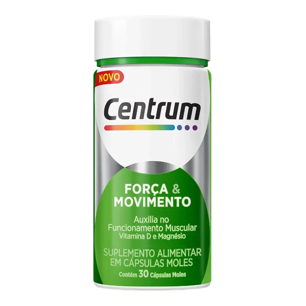 Multivitamínico Centrum Força & Movimento 30 Cápsulas