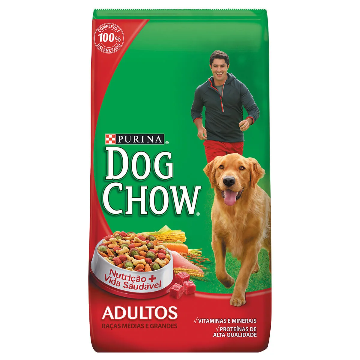 Ração Para Cães Dog Chow Adultos Raças Médias E Grandes