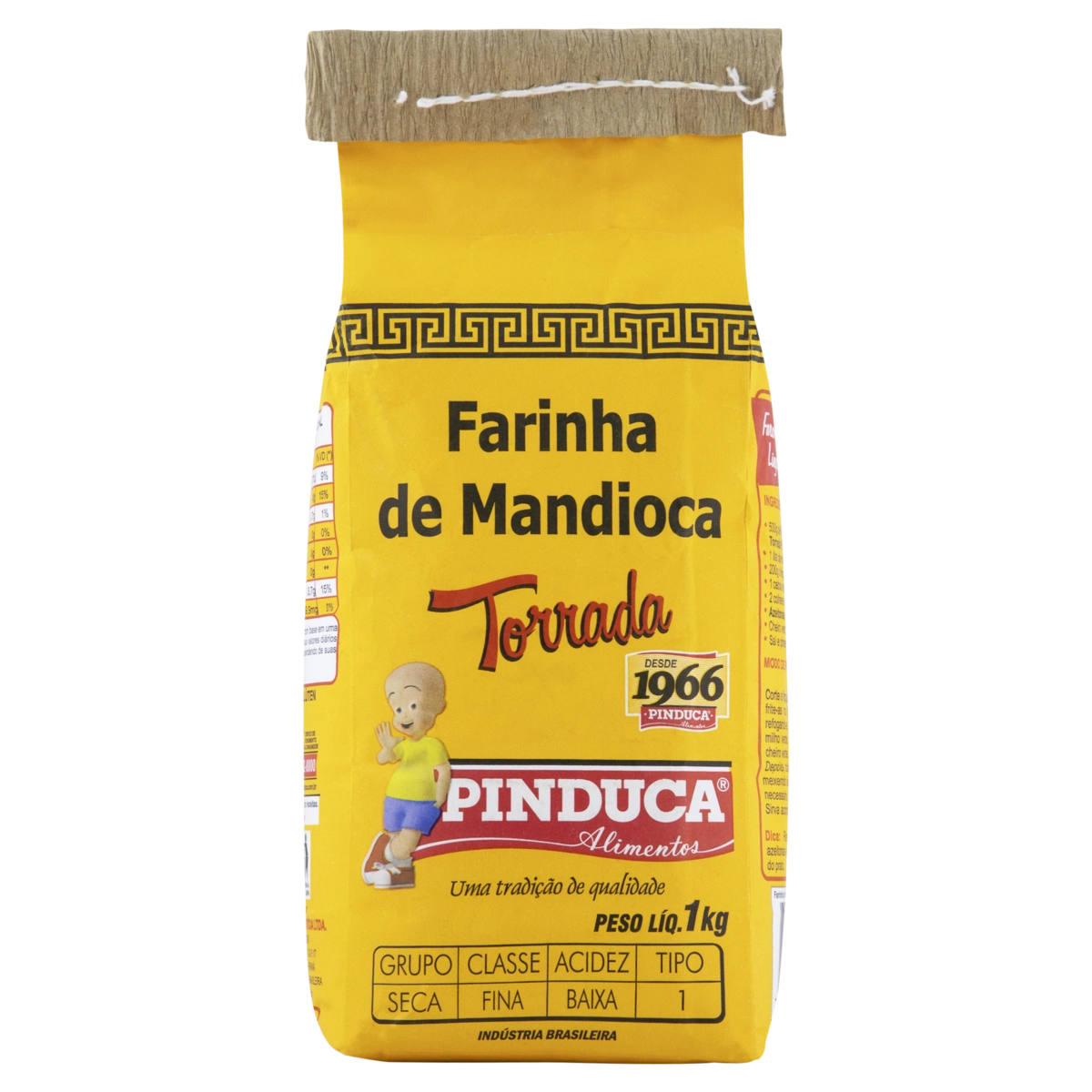 Farinha De Mandioca Tipo 1 Torrada Pinduca Pacote 1kg