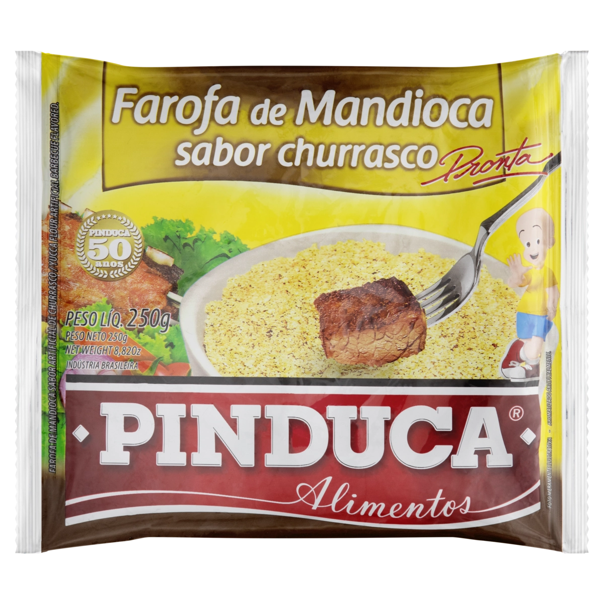 Farofa De Mandioca Churrasco Pinduca Pacote 250g