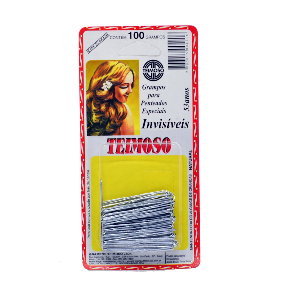 GRAMPO TEIMOSO INVÍSIVEL NATURAL 100 UNIDADES