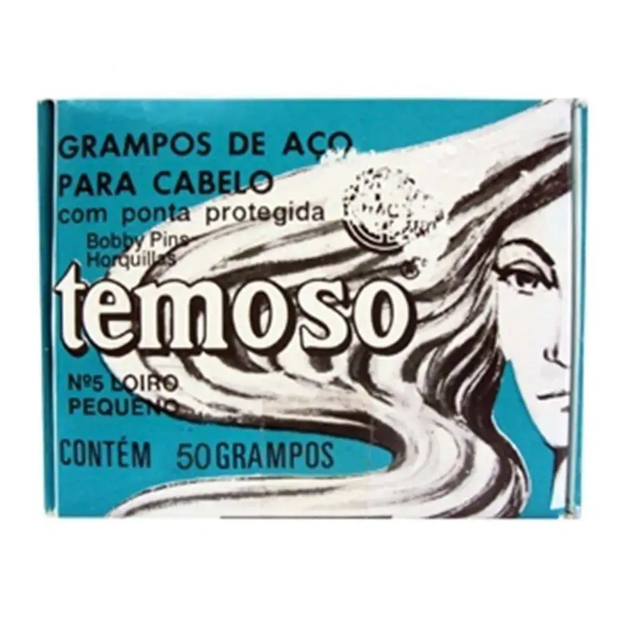 Grampo Temoso Loiro nº 5 c/ 50 unidades