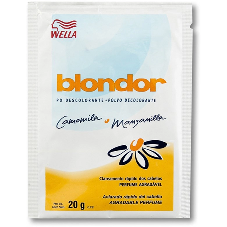 Descolorante Em Pó Blondor 20g Sache Camomila Unit