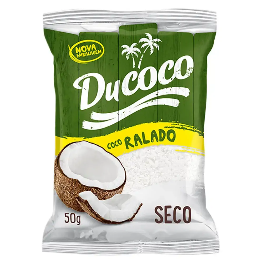 Coco Ralado Seco Ducoco Pacote 50g