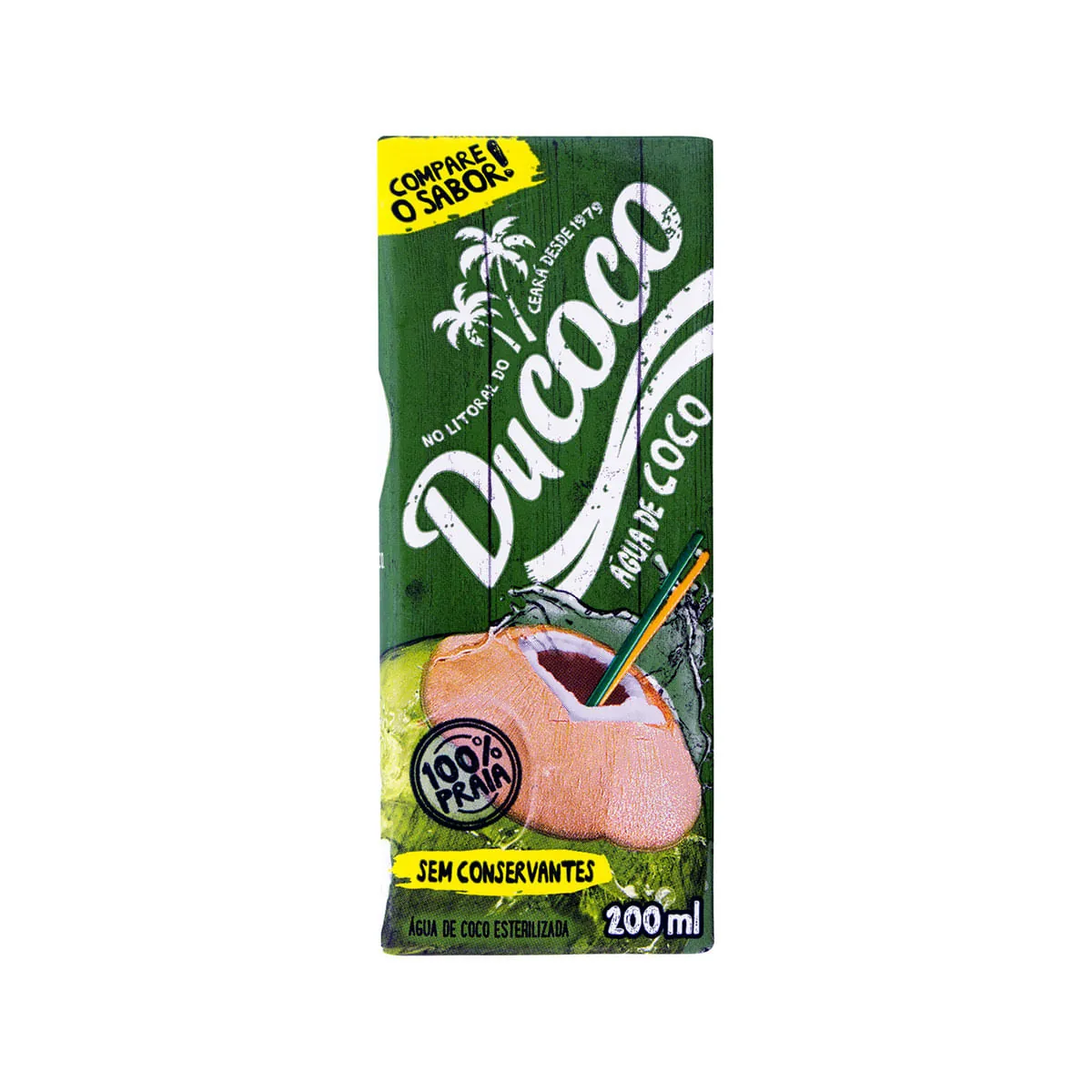 água De Coco Esterilizada Ducoco Caixa 200ml