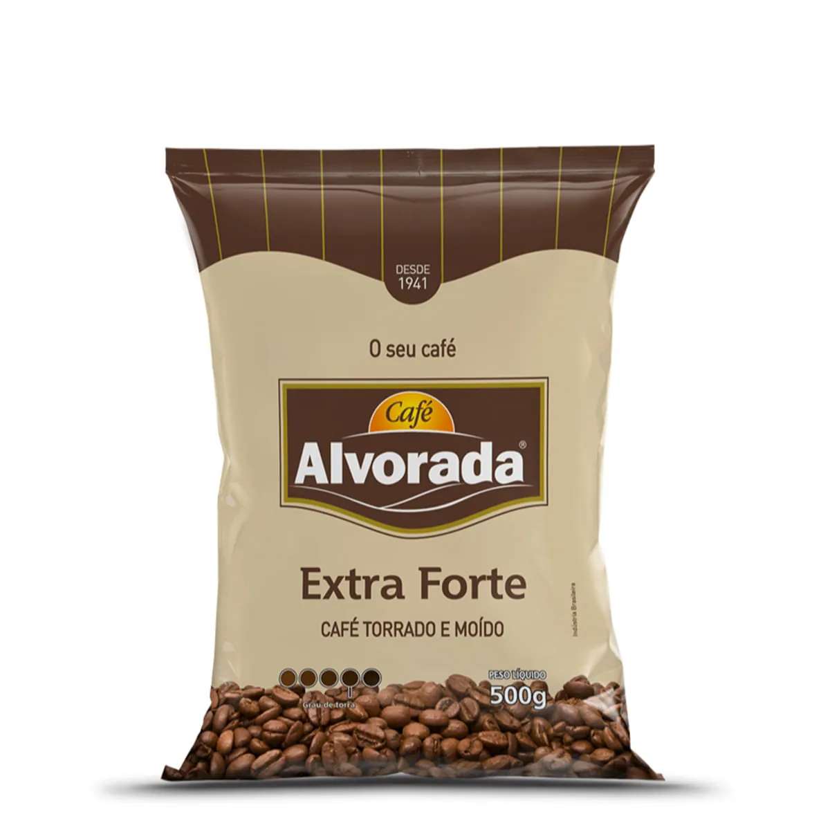 Café Torrado E Moído Extraforte Café Alvorada Pacote 500g