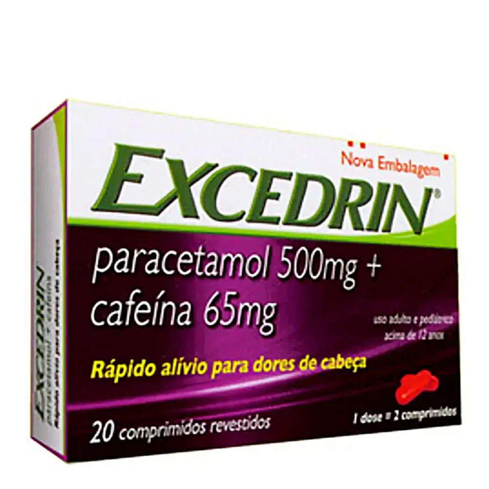 Excedrin 500mg 65mg 20comp