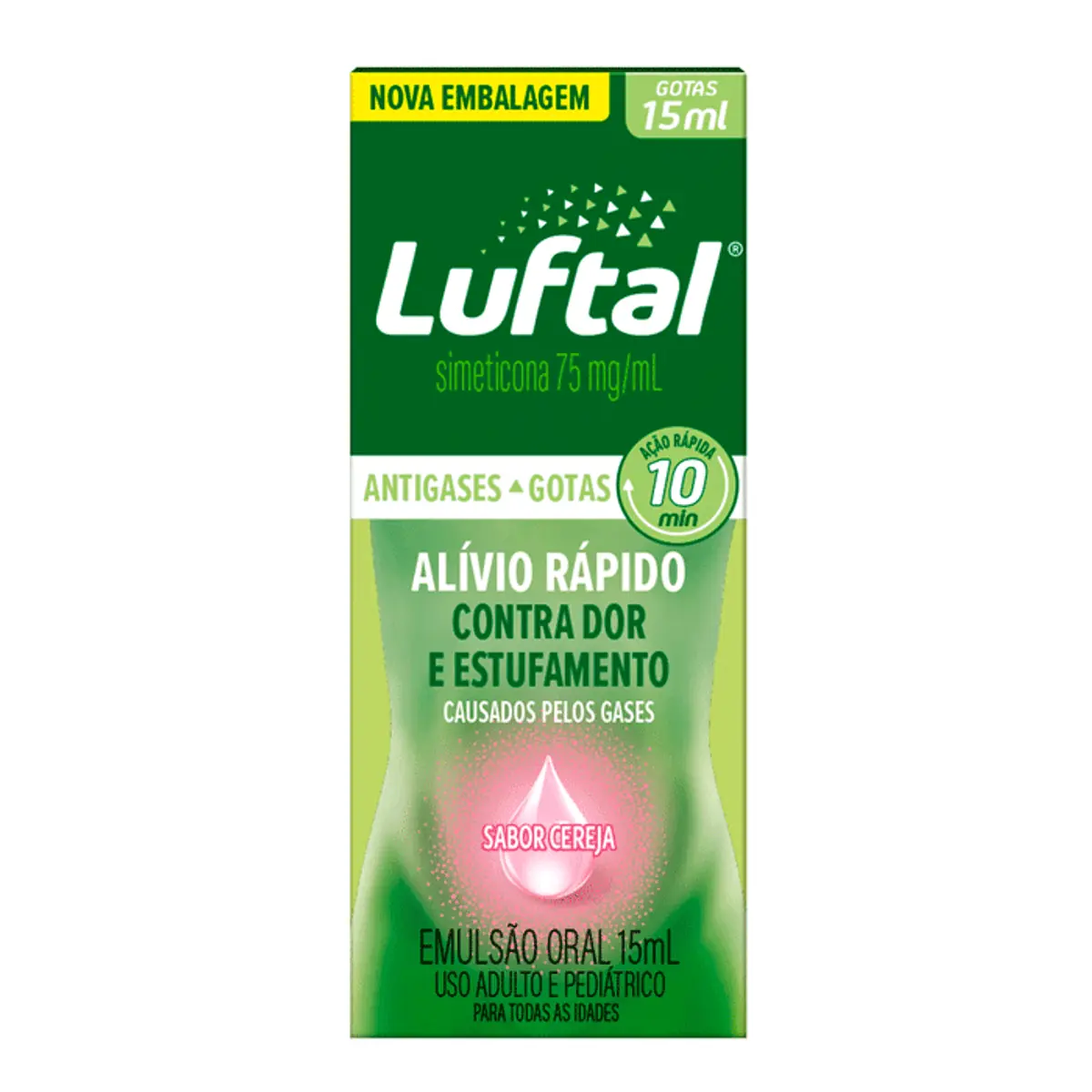 Luftal Simeticona 75mg/ml Sabor Cereja Gotas 15ml