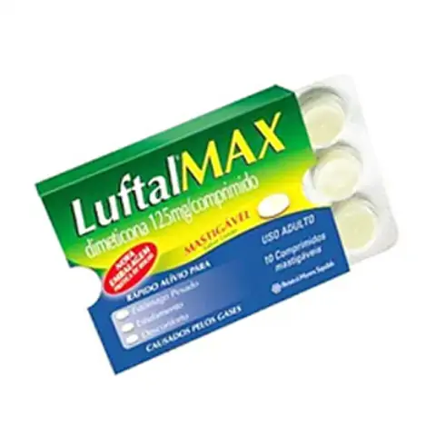 Luftal Max 125 Mg 10 Comprimidos Bristol Myers Squibb