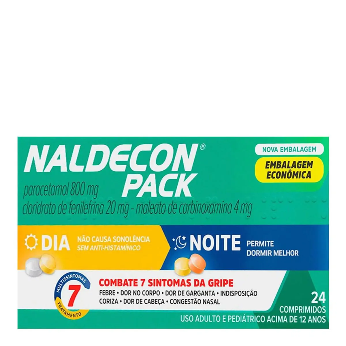 Naldecon Pack Dia e Noite 24 comprimidos