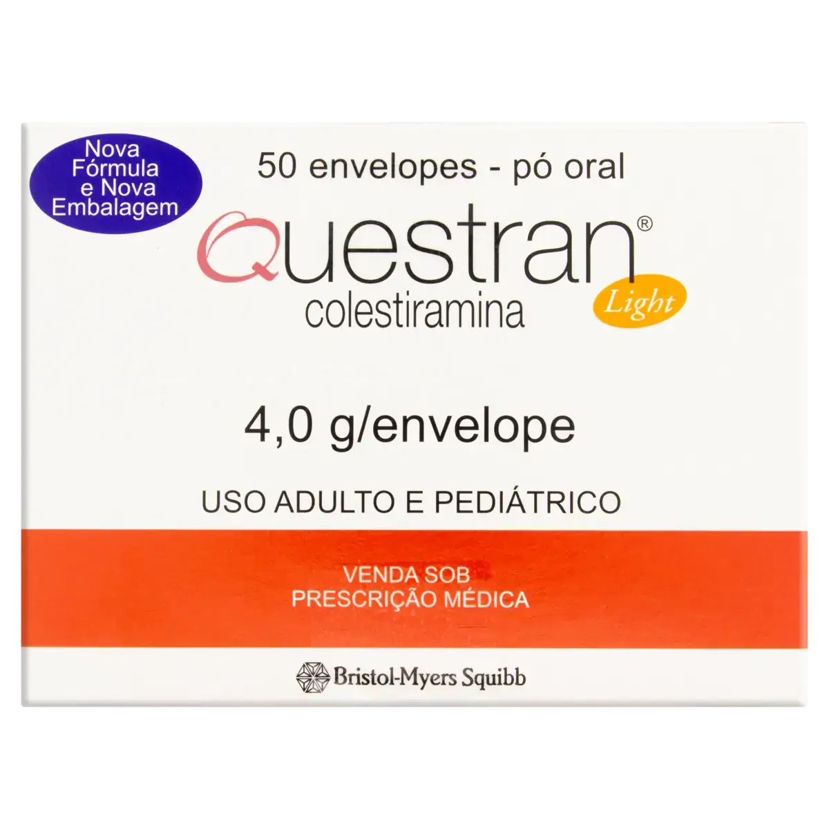 Questran Light Bristol Myers Squibb Caixa 50 Envelopes