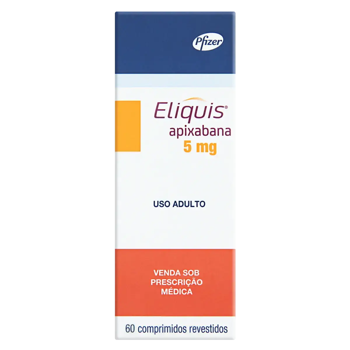Eliquis 5mg Pfizer Caixa 60 Comprimidos Revestidos