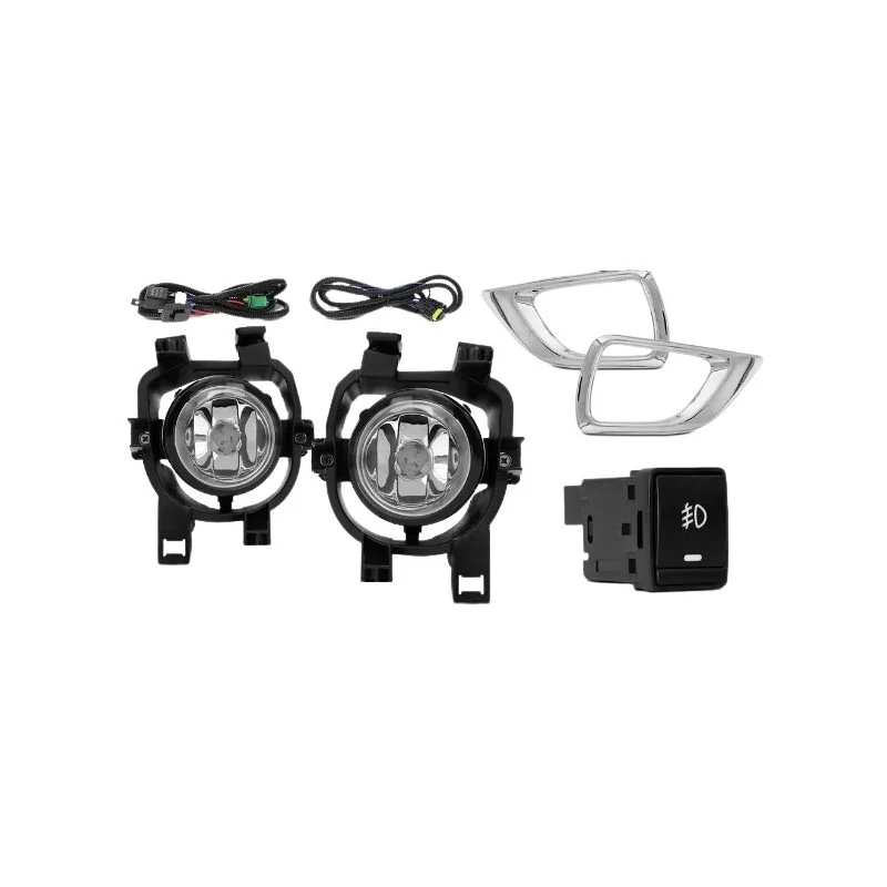 Kit Farol Auxiliar NISSAN FRONTIER com Moldura - SUNS ACESSORIOS FGS0318NS