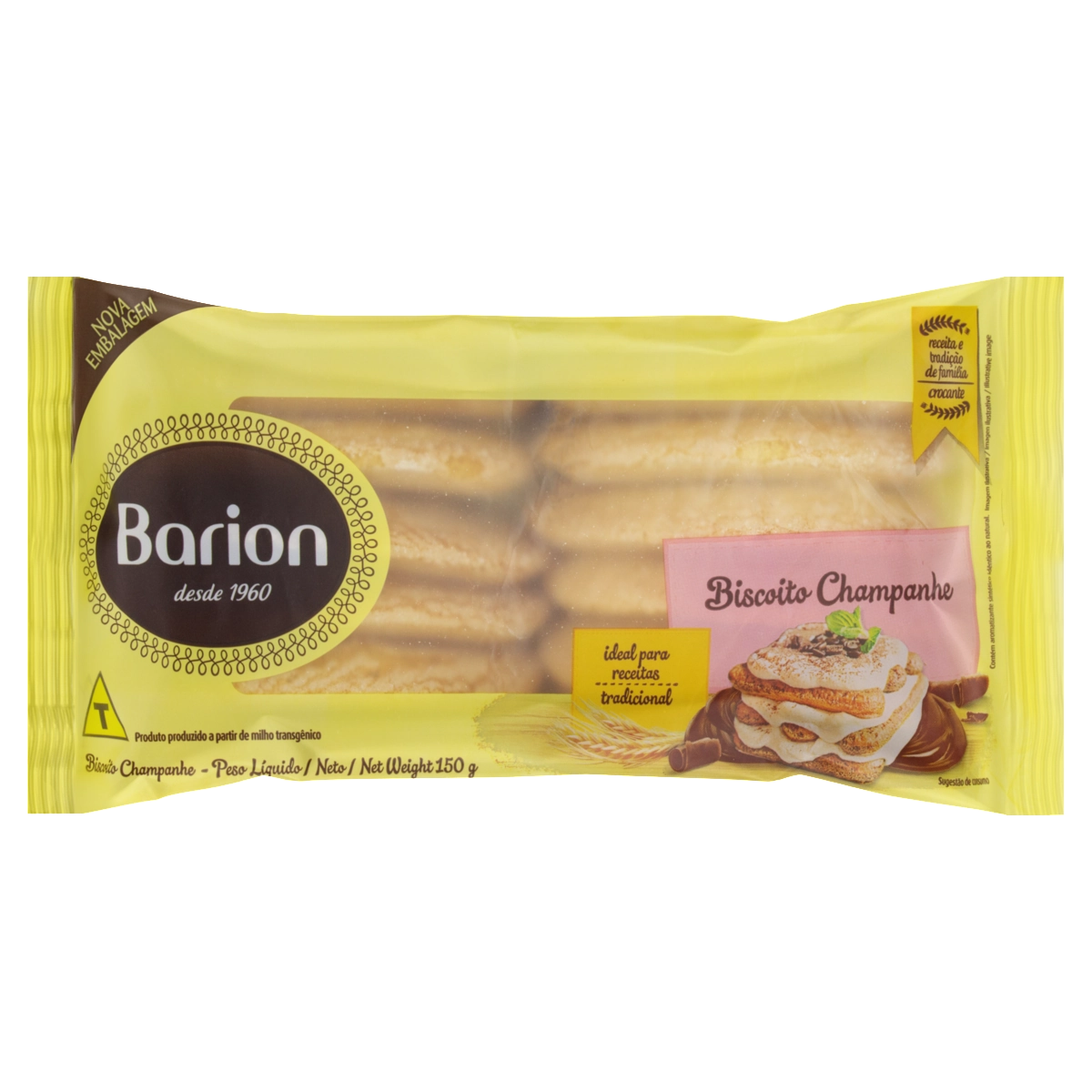 Biscoito Champagne Barion Pacote 150g