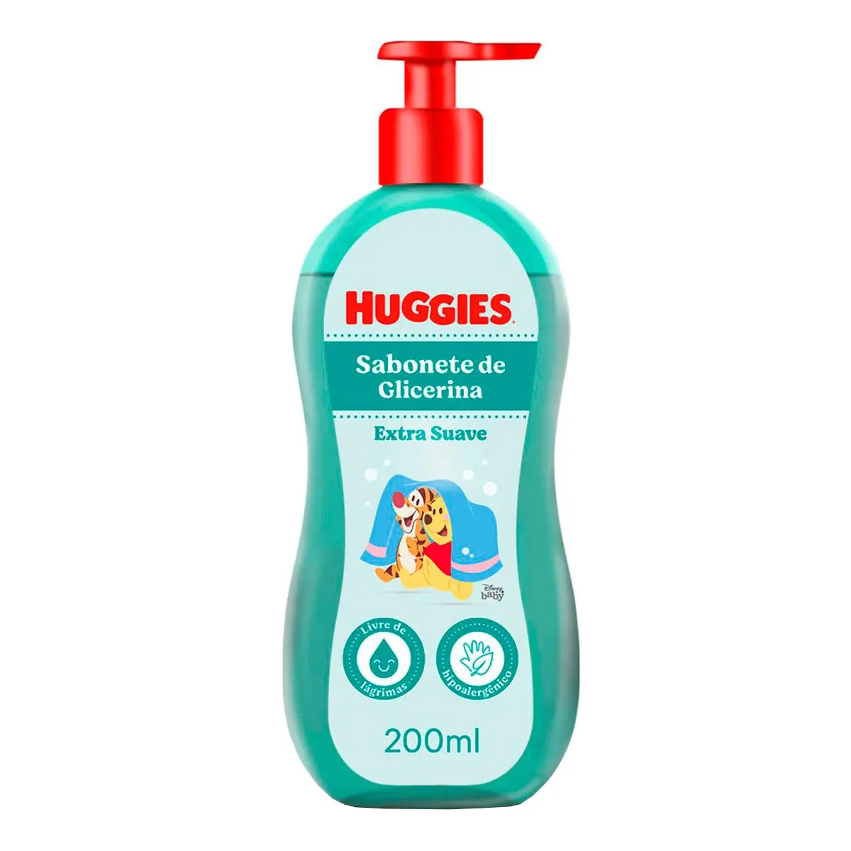 Sabonete Líquido para Bebê Huggies Extra Suave 200ml