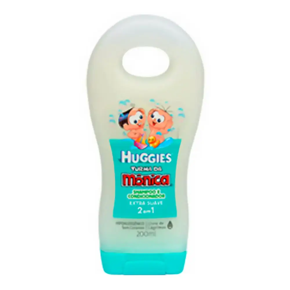 Shampoo E Condicionador 2 Em 1 Huggies Turma Da Mônica Extra Suave