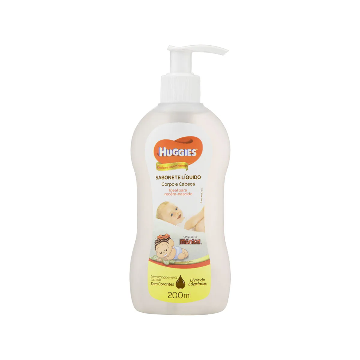 Sabonete Líquido para Bebê Huggies Primeiros 100 Dias 200ml