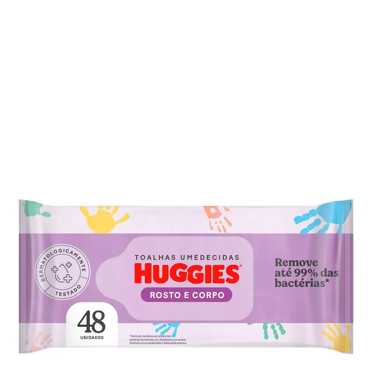 Lenços Umedecidos Huggies Rosto e Corpo Hipoalergênico 48 Unidades
