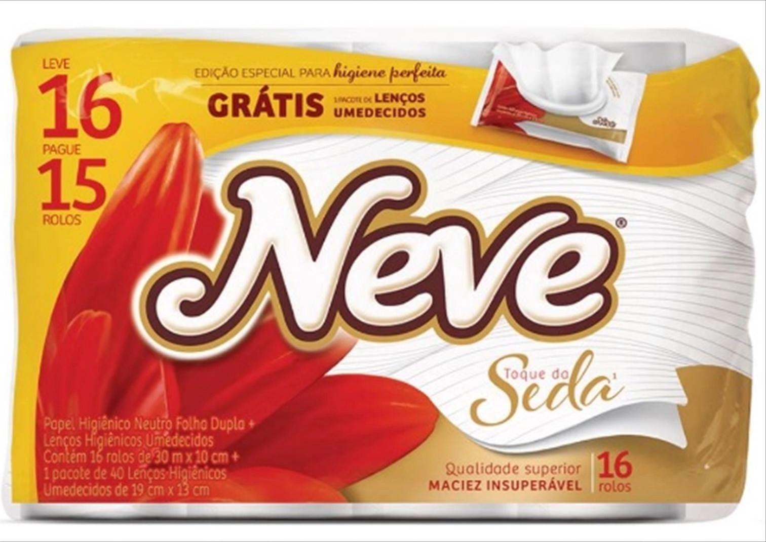 Papel Hig Neve F Dup 30m Lv16 Pg15 Lenco