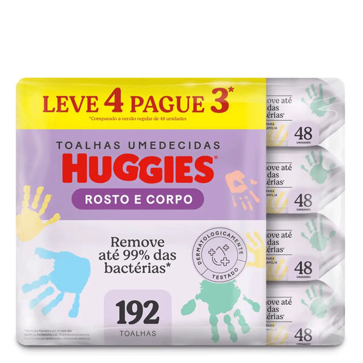 Lenço Umedecido Huggies One &amp; Done  - Leve 4 e Pague 3 unidades