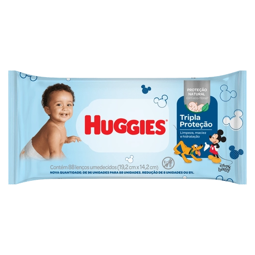 Toalhas Umedecidas Tripla Proteção Com 96 Un - Huggies