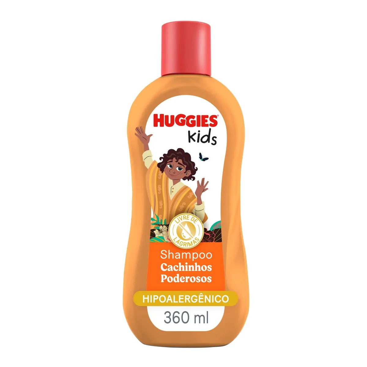 Shampoo Huggies Kids Cachinhos Poderosos Frasco 360ml