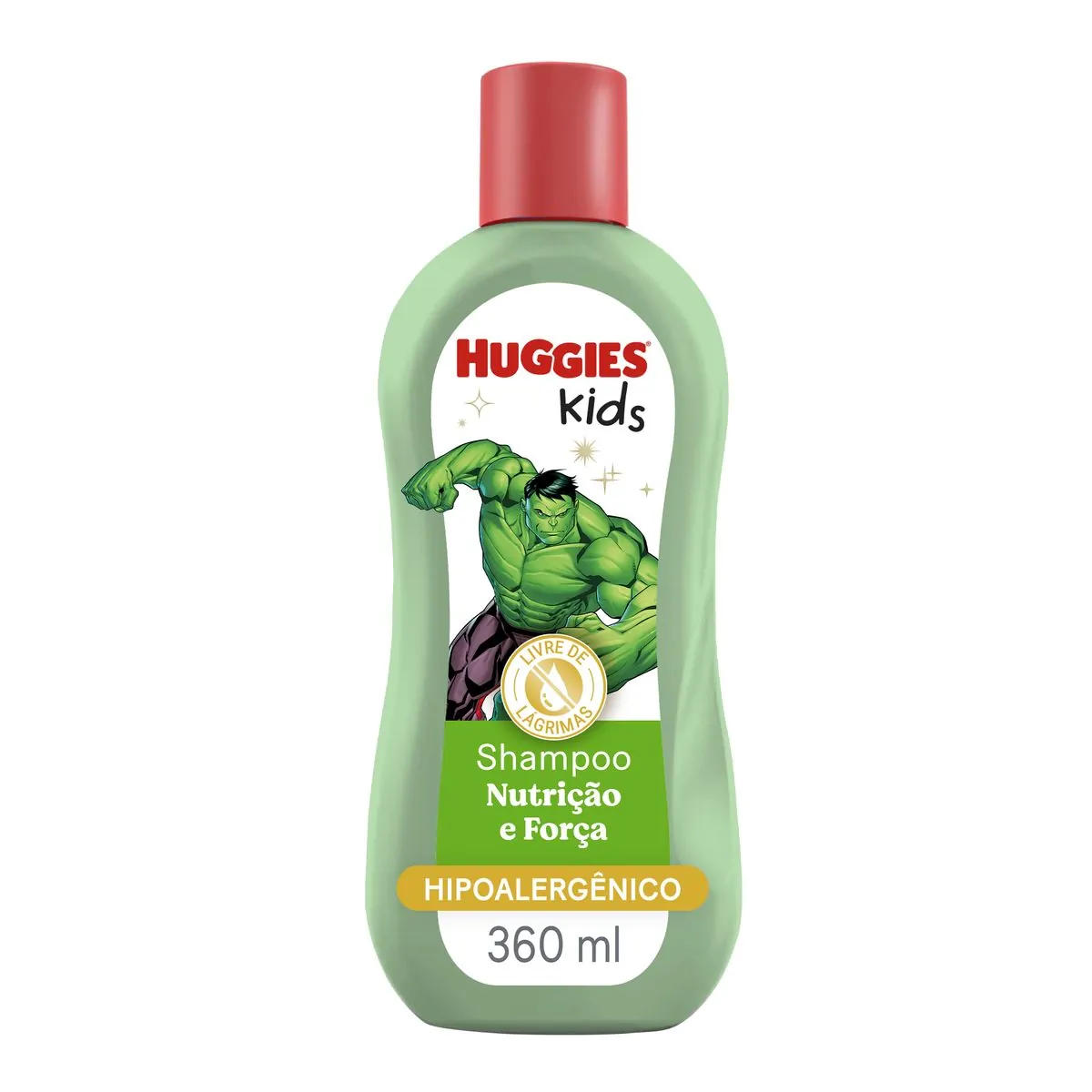 Shampoo Hulk Huggies Kids Nutrição E Força Frasco 360ml