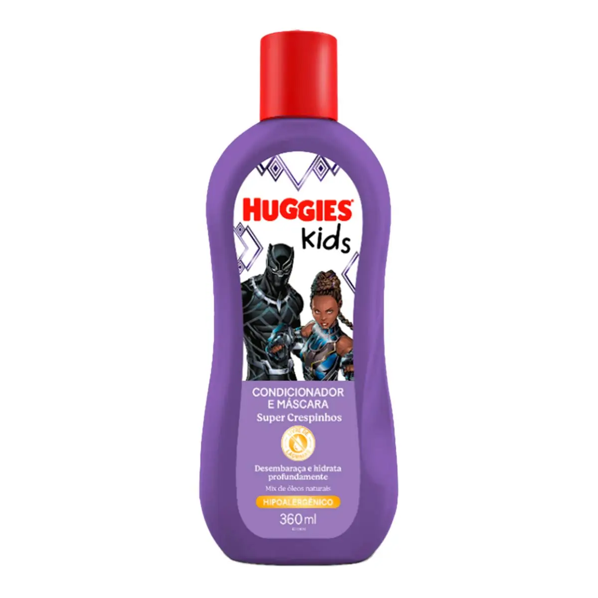 Condicionador E Máscara Huggies Kids Super Crespinhos Frasco 360ml